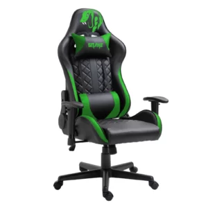 Cadeira Gamer Snake Mamba Negra Preta/Verde - 9183