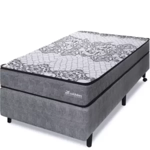 Cama Box Colchão Solteiro Ortopédico Sleep Extra Firme 88x188x51cm - BF Colchões