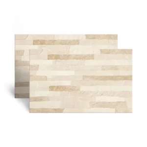 Revestimento Cerâmico Pedra Acetinado Corona Beige Bege Tipo A 37x59 - 54330 - Arielle