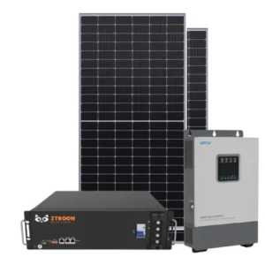 Kit Energia Solar 4.24kWp Off-Grid Híbrido c/ Bateria de Lítio